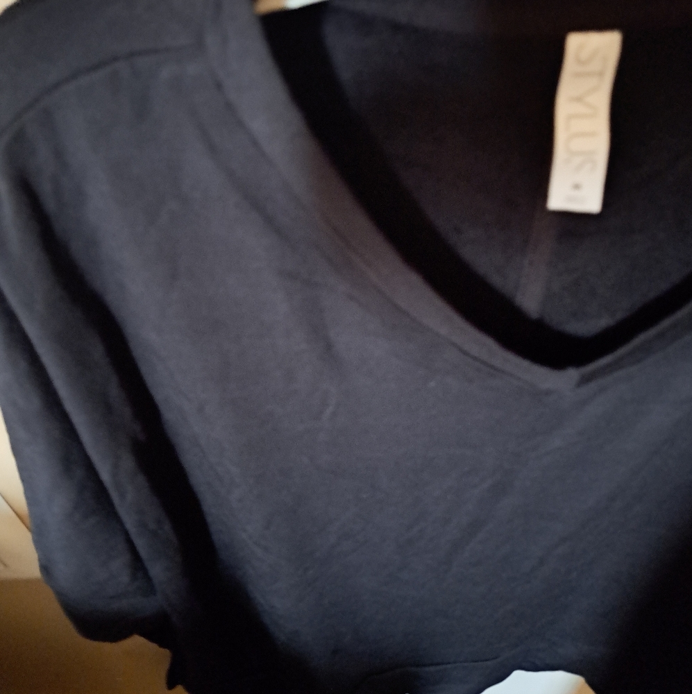 Stylus Oversized Women's Tee and Fashion shorts two front & back pockets NWT - Picture 4 of 5